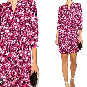 DIANE VON FURSTENBERG Freya Silk Poppy Floral Dress